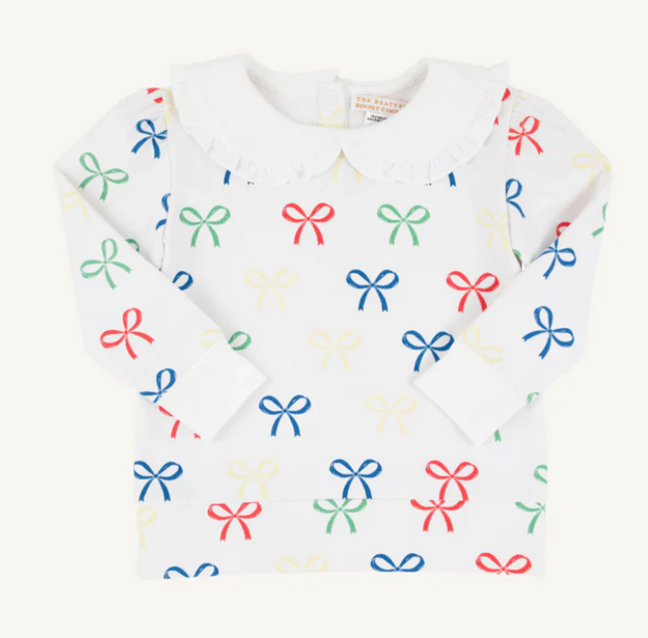 Maude's Ruffle Cassidy Comfy Crewneck | Ribbon Reminder
