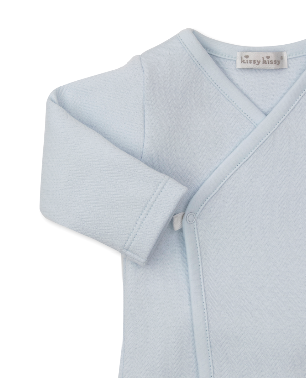 Blue Sweet Homecoming Jacquard Pant Set