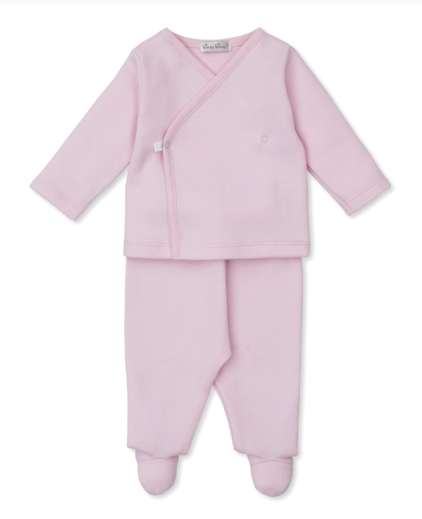 Pink Sweet Homecoming Jacquard Pant Set