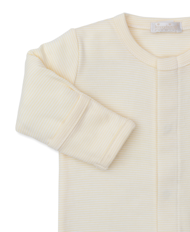 Yellow Baby Duckling Footie w/Hand Embroidery