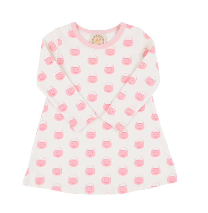 Long Sleeve Polly Play | Vintage Prep Pumpkin Pails