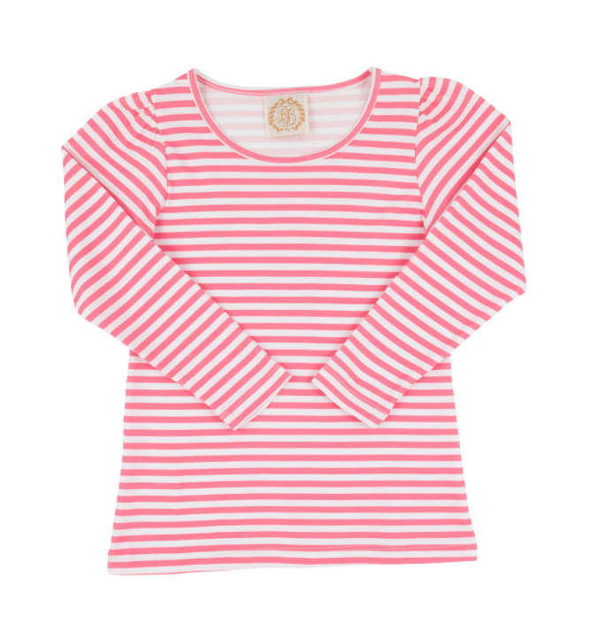 Penny's Long Sleeve Play Shirt  | Romany Rose Stripe