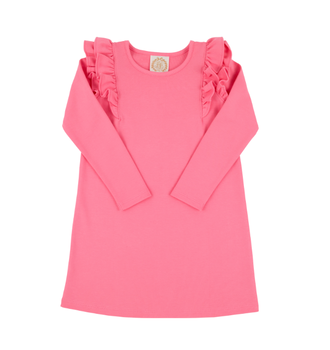 Long Sleeve Ruehling Ruffle Dress | Romany Rose