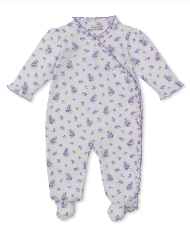 Lilac Roses and Bloom Footie