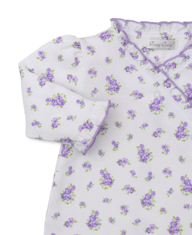Lilac Roses and Bloom Footie