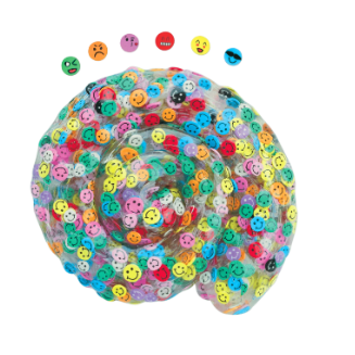Mixed Emotions Thinking Putty Tin