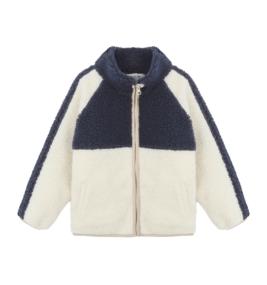 Sherpa Trails Jacket | Navy Color Block