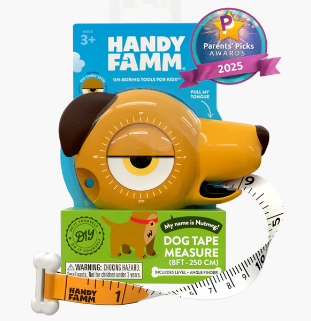 Nutmeg Tan Dog Tape Measure
