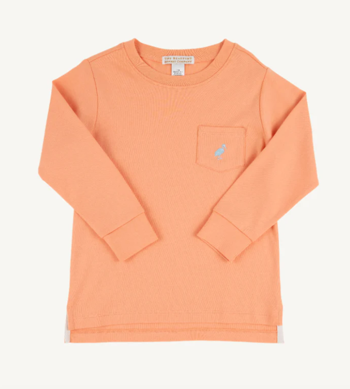 Long Sleeve Carter Crewneck | Seashore Sherbert