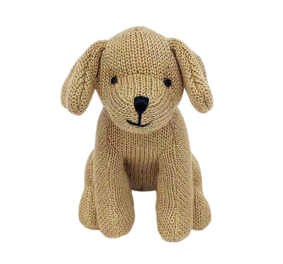 Bentley Puppy Knit Rattle