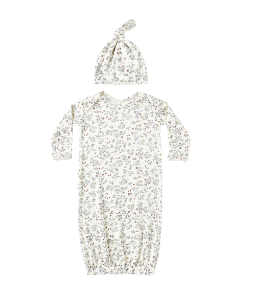 Bamboo Gown & Hat Set | Woodland