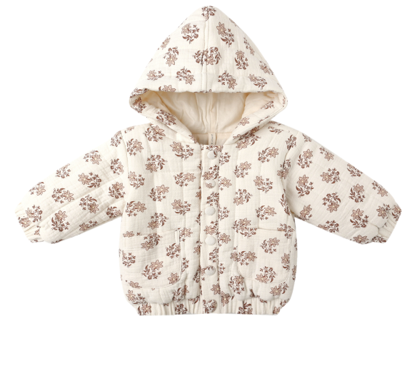 Hooded Woven Jacket | Daylily