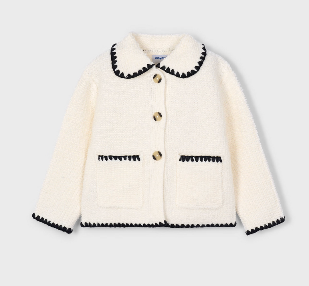 4436 | Almond Knit Jacket