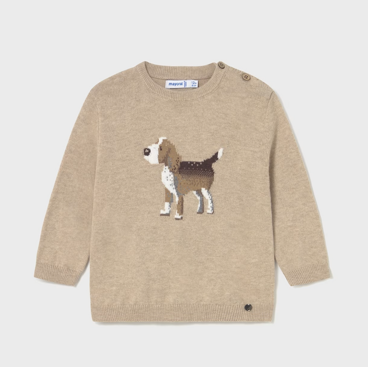 2343 | Tan Beagle Sweater