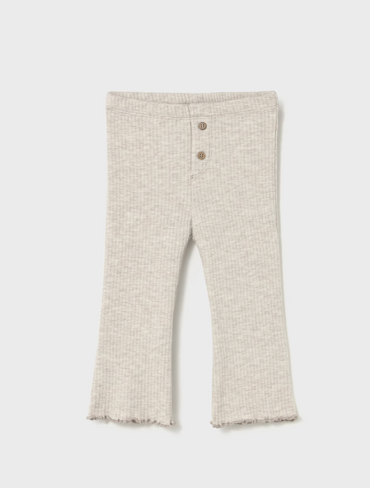 2735 | Beige Flare Leggings