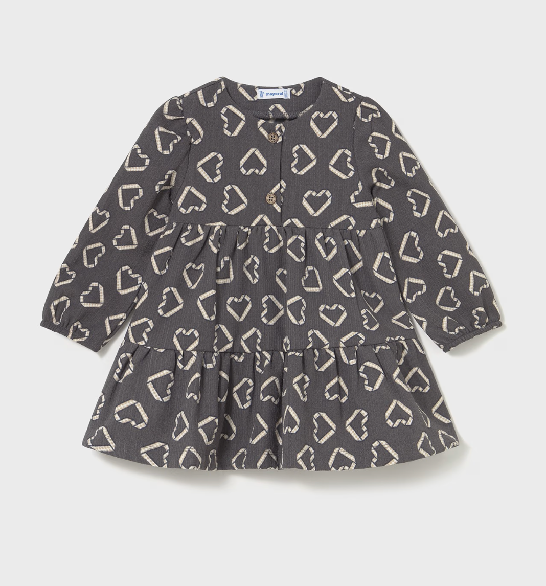 2915 | Gray Heart Dress