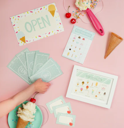 Ice Cream Play Shop Activity Set