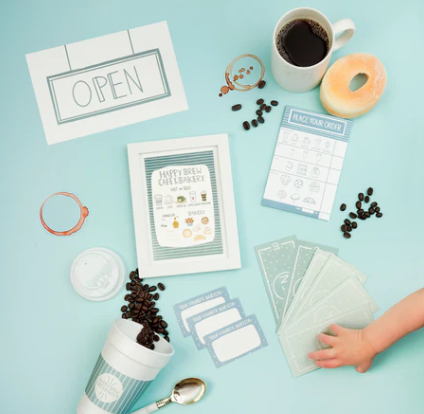Coffee Play Shop Activity Set