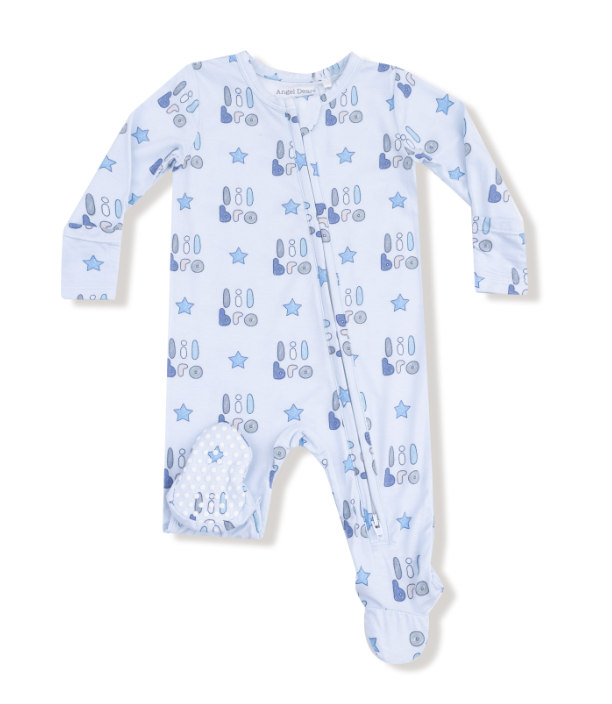 Two Way Zipper Footie | Lil Bro