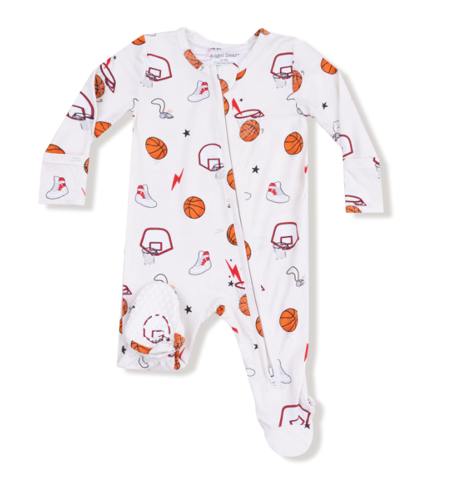 Two Way Zipper Footie | Basketball Uni