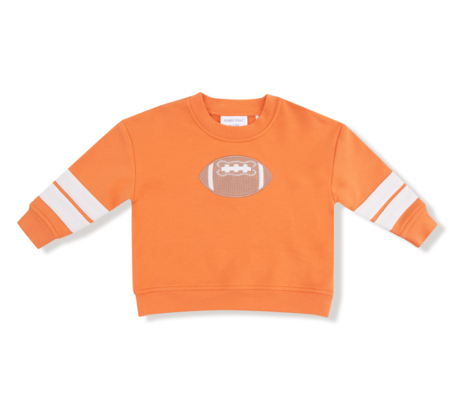 French Terry Sport Sweatshirt | Orange Varsity