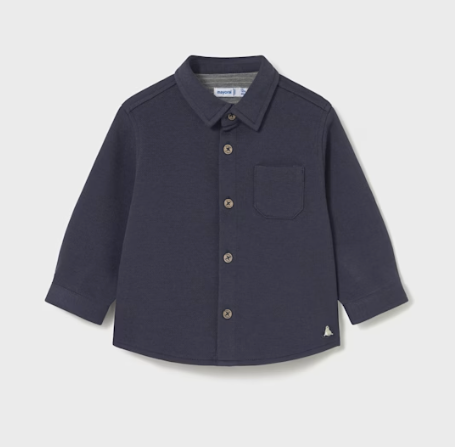 Dk Blue Button Down Shirt | 2106