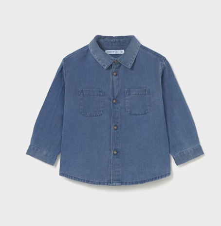 Denim Button Down Shirt | 2108