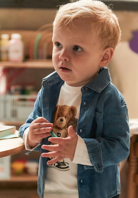 Denim Button Down Shirt | 2108