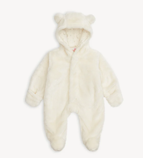 Minky Bear Footie | Cloud