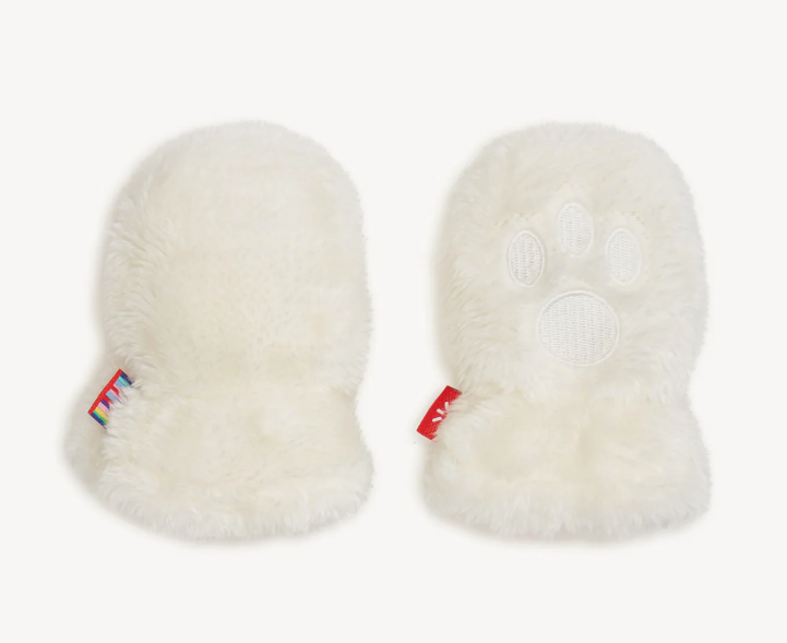 Minky Bear Mittens | Cloud