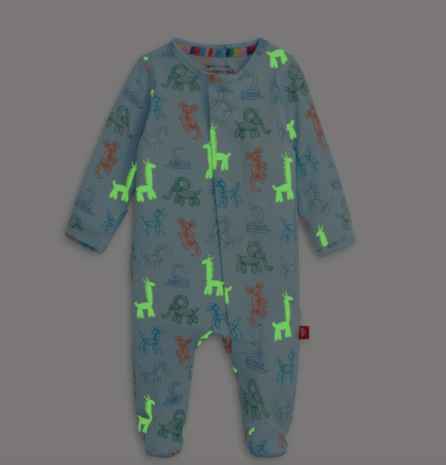 Magnetic Footie | Blue Party Animals Glow in Dark