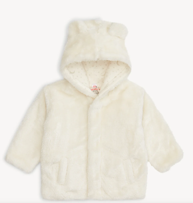 Minky Bear Jacket | Cloud