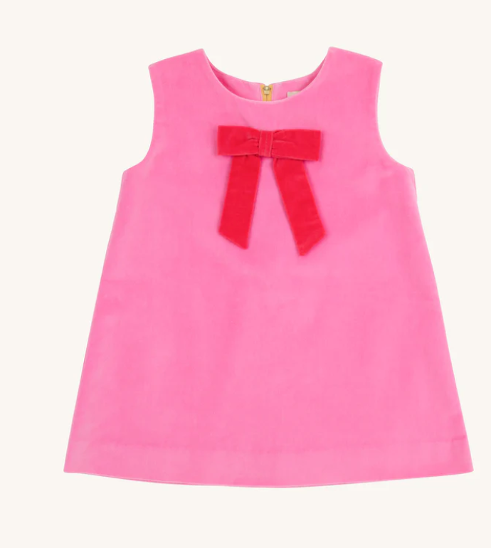 Jilly Jumper Velveteen | Hamptons Hot Pink w/Richmond Red