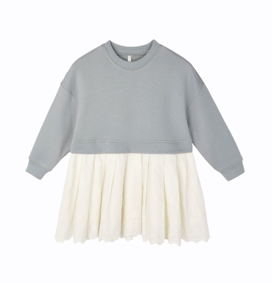 Sweatshirt Dress | Dusty Blue