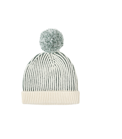 Beanie | Green Stripe
