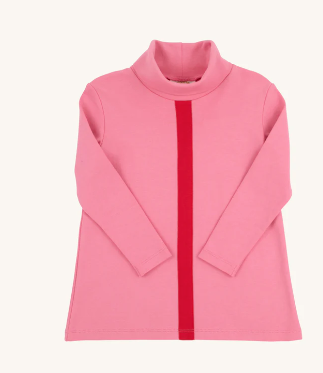 Tenley Tunic Pima | Hamptons Hot Pink/Richmond Red