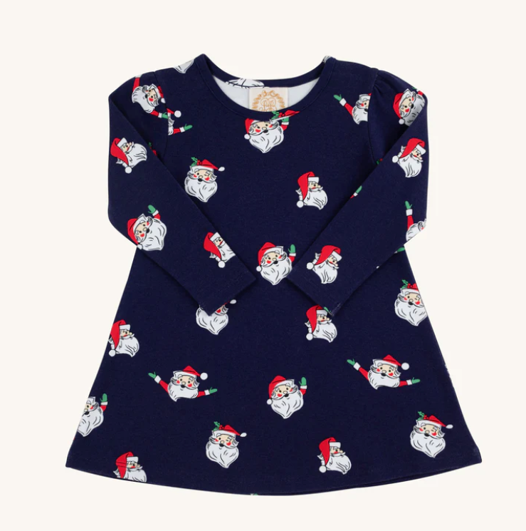 Penny's Long Sleeve Play Dress | Jolly Old St Nick