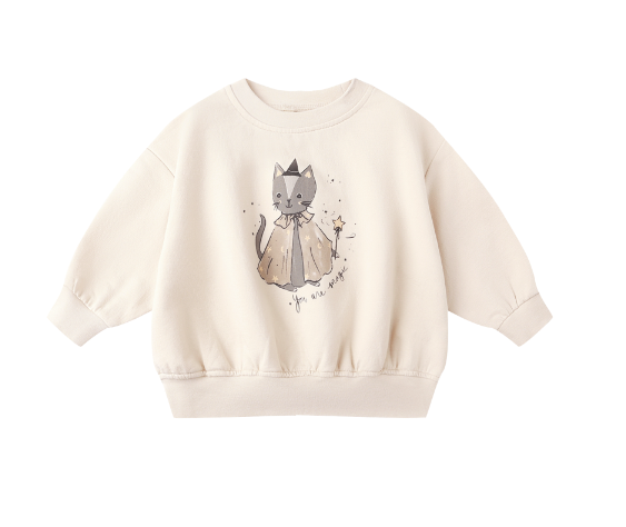 Relaxed Fleece Sweatshirt | Magic Cat