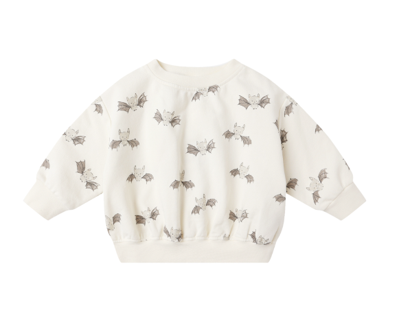 Relaxed Fleece Sweatshirt | Bats