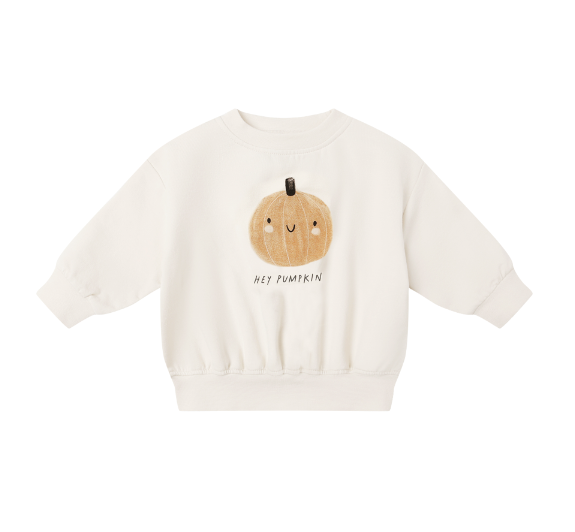 Relaxed Fleece Sweatshirt | Pumpkin