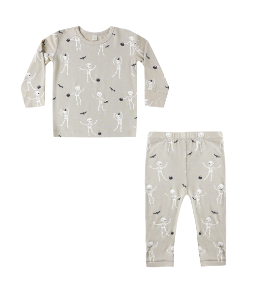 Bamboo Pajama Set | Skeletons