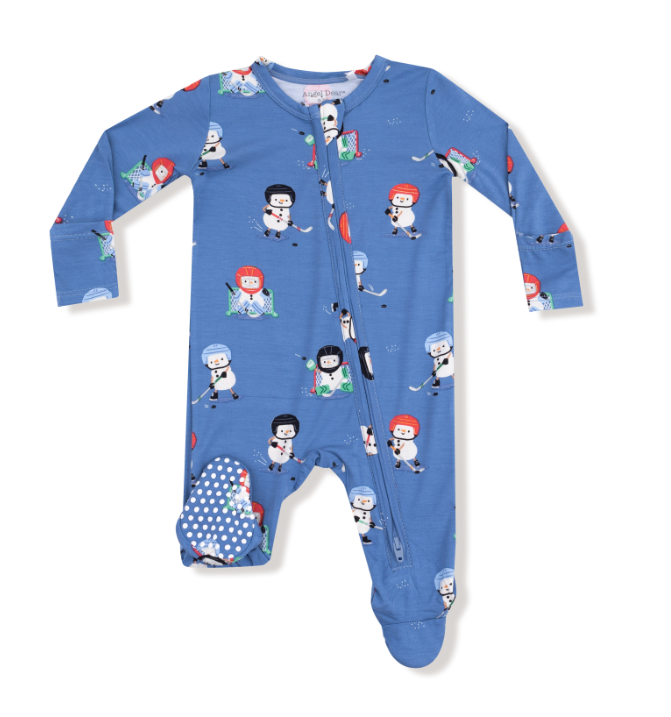 Two Way Zipper Footie | Snow Folks Ice Hockey