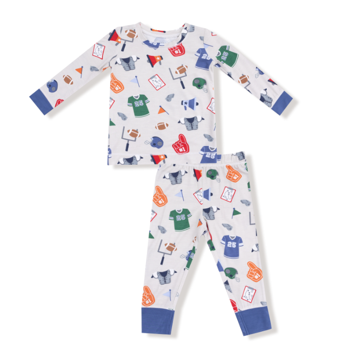 Loungewear LS Set | Grey Game Day