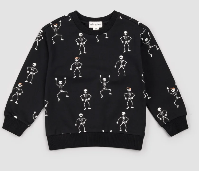 Glow-in-Dark Dancing Skeletons Sweatshirt