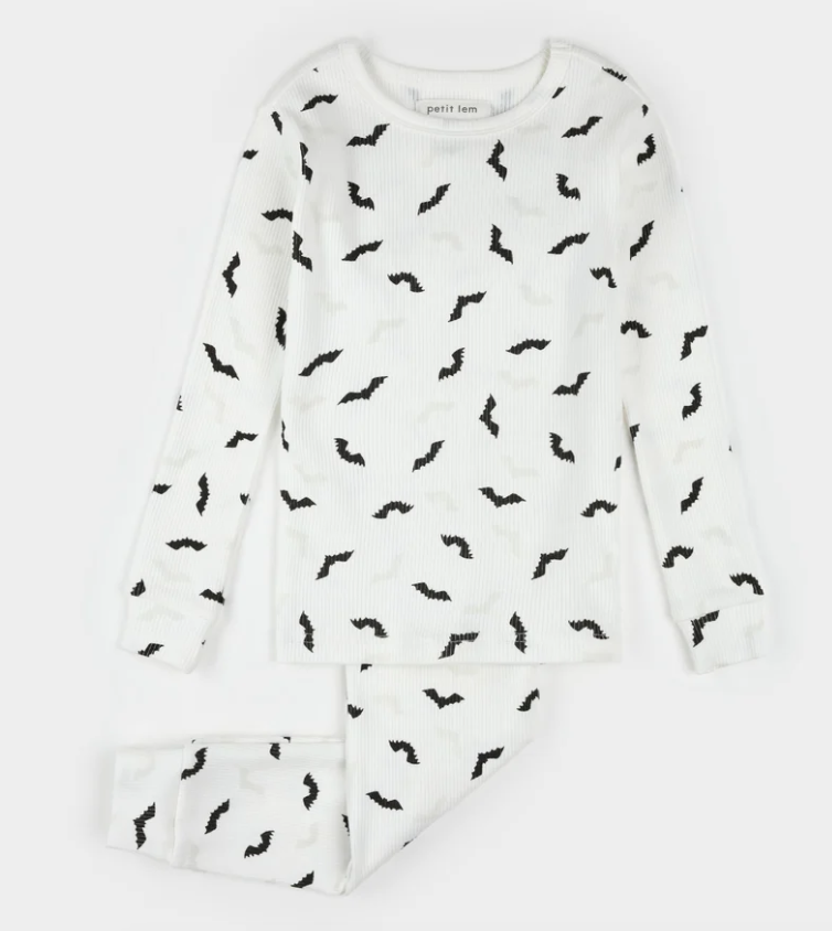 Glow-in-Dark Bats PJ Set