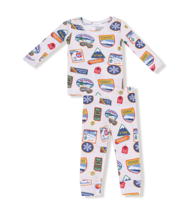 Loungewear LS Set | Vintage State Snow Sport Patches