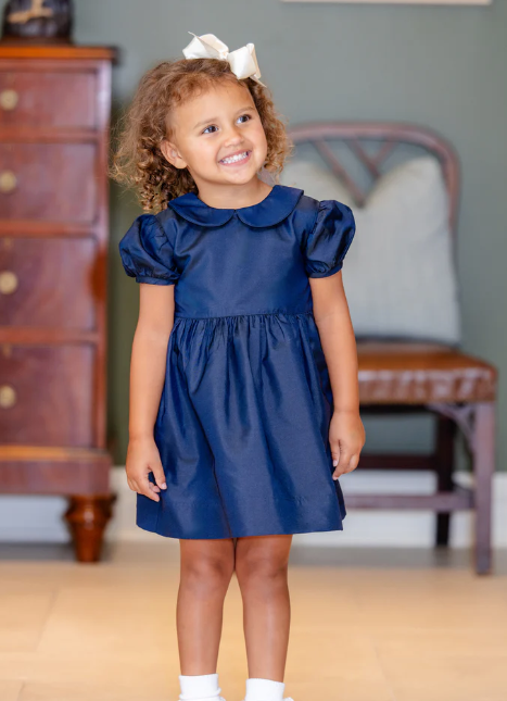 Grandccasion Cindy Lou Sash Dress | Nantucket Navy
