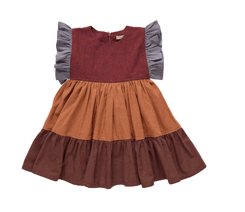 Kit Dress | Mixed Checks
