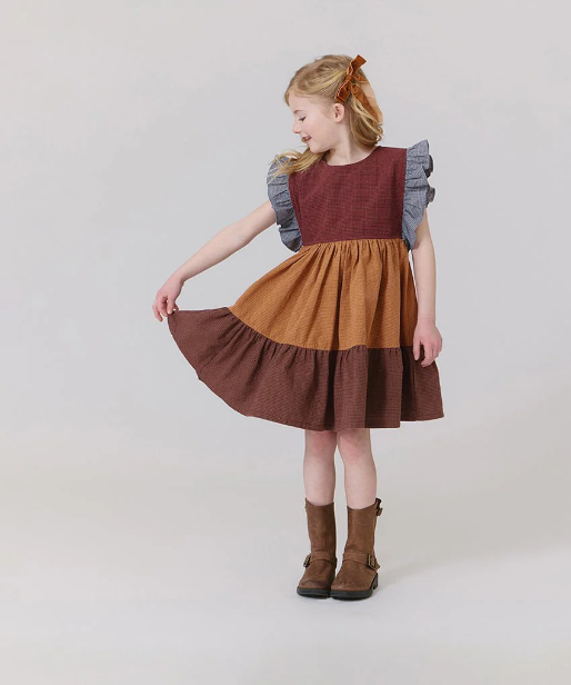 Kit Dress | Mixed Checks