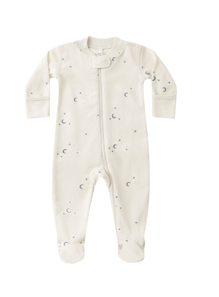 Zip Long Sleeve Sleeper Footie | Moons